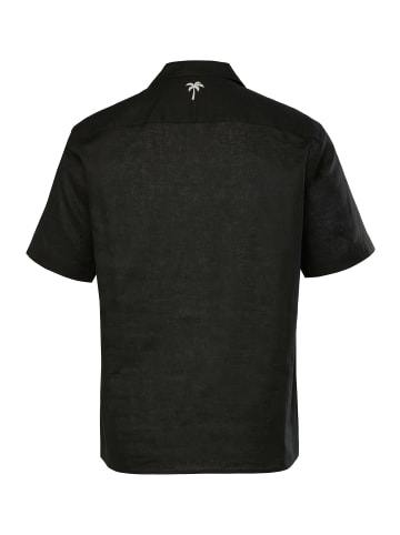 Men Plus Hemd in schwarz