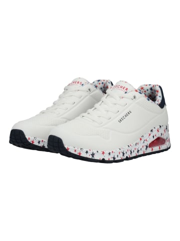 Skechers Sneaker in Weiß/Blau