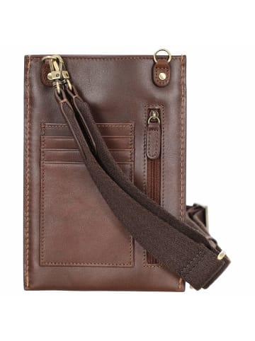 PICARD Toscana - Handytasche 4cc 18 cm (black) in kastanie