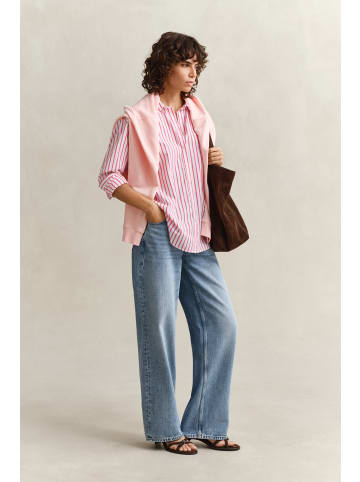 Gant Bluse in fuchsia weiß - 0003