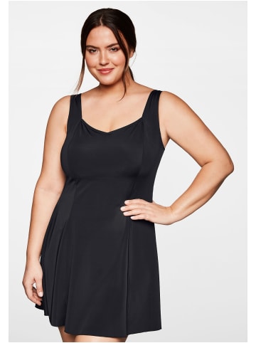 sheego Badekleid in schwarz