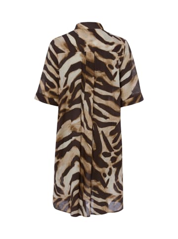 Marie Lund Kleid in schoko taupe - 0040
