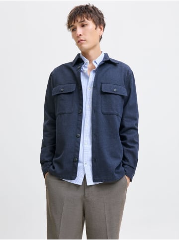 Jack & Jones Overshirt in Dark Navy 1