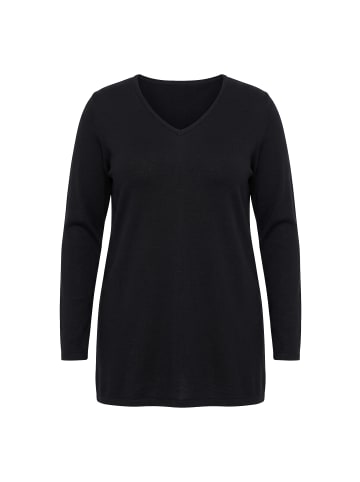 MIAMODA Pullover in schwarz