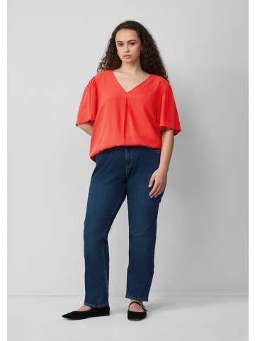 QS Bluse kurzarm in Rot