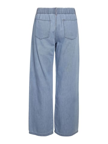 Noisy may Wide Leg Jeans in Light Blue Denim