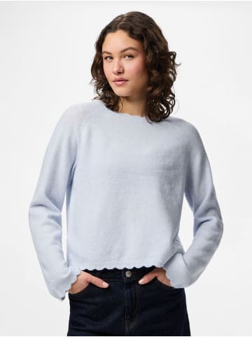 Pieces Strickpullover in Xenon Blue