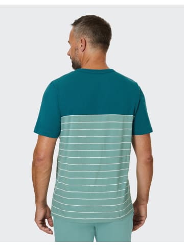 Joy Sportswear T-Shirt FALK in lake green stripes