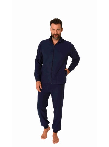 NORMANN Polarfleece Hausanzug Trainingsanzug Freizeitanzug Jogginganzug - 70627 in navy