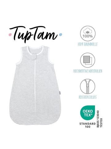 TupTam Baby Sommerschlafsack Kleine Kinder in grau