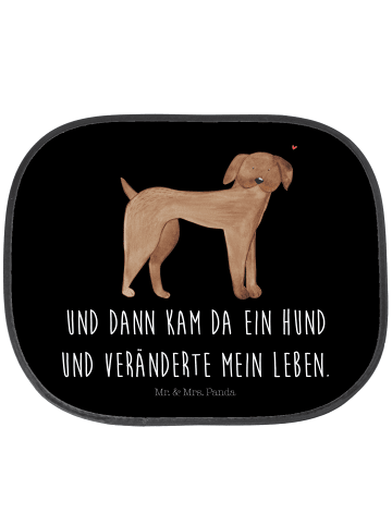 Mr. & Mrs. Panda Autoscheibensonnenschutz Hund Dogge mit Spruch in Schwarz