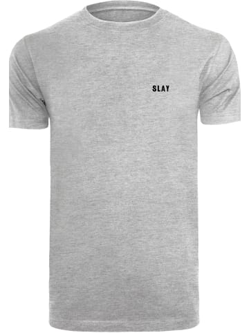F4NT4STIC T-Shirt Slay in grau meliert