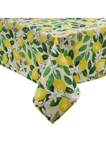 Erwin Müller Baumwolle Tischdecke in gelb-grün