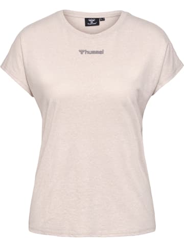 Hummel T-Shirt Hmlzandra Damen in PUMICE STONE MELANGE
