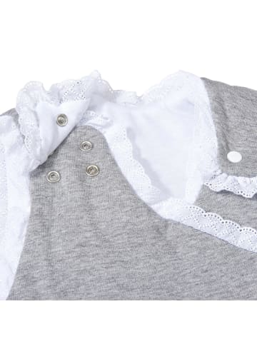 nordic coast company Babyschlafsack Ganzjahresschlafsack Premium Grau Spitze