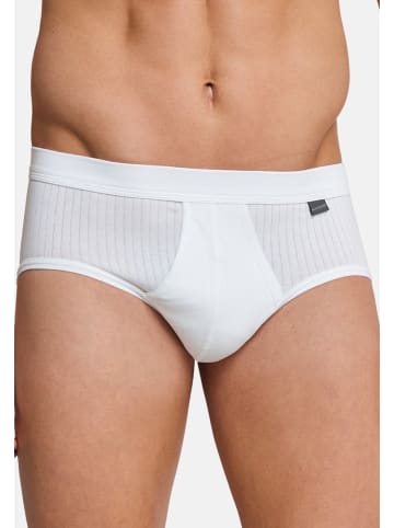 Schiesser Slip / Unterhose Cotton Essentials Authentic in Weiß