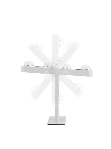 Tphecda Hollywood Schminkspiegel in Weiß 30x36.5 cm