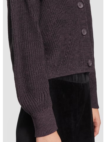 QS Strickjacke langarm in Lila