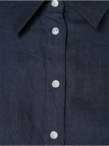 Marie Lund Leinenbluse Rihab in indigo