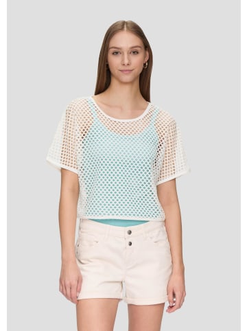 QS T-Shirt in 0200_ecru
