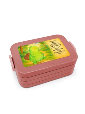 Mr. & Mrs. Panda MEPAL Bentobox Schildkröte Pfeifen Design mit S... in Rot Pastell