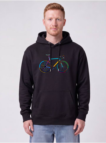 wat? Apparel Sweatshirt Fahrrad by night in Schwarz