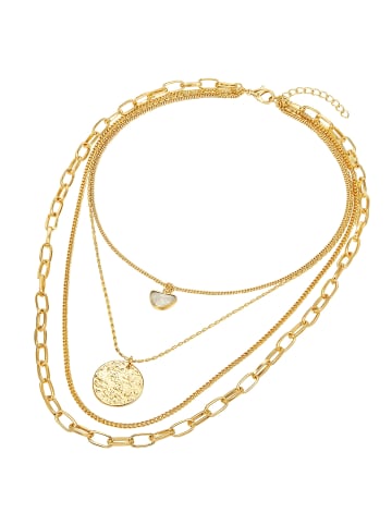 Lulu & Jane Halskette Metall-Legierung in gelbgold