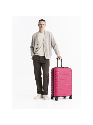 Smartbox Edition 01 4 Rollen Trolley 66 cm mit Dehnfalte in pink