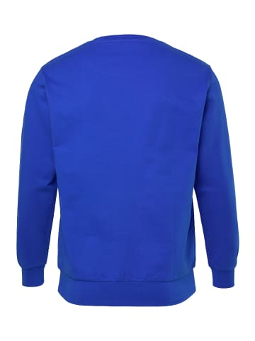 Men Plus Sweatshirt in kobaltblau
