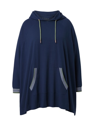 Ulla Popken Loungewear Oberteil in nachtblau