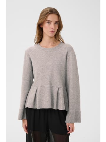 Karen By Simonsen Strickpullover KBElvina Feminine in Light Grey Melange