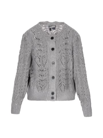 DreiMaster Vintage Women Cardigan in grey melange