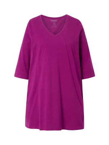 Ulla Popken Longshirt in dunkle orchidee