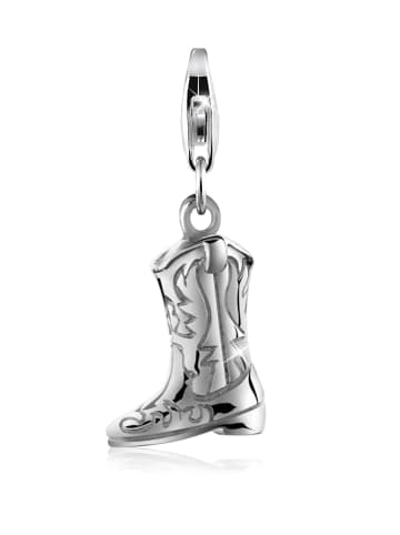 Nenalina Charm 925 Sterling Silber Schuh in Silber