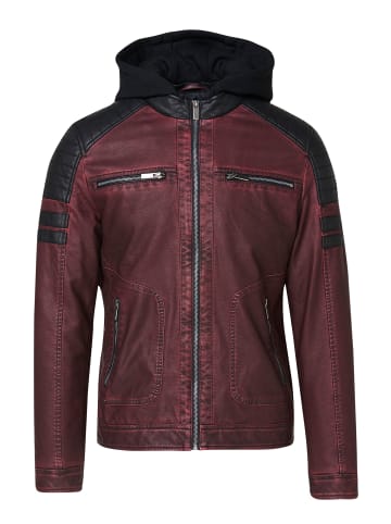KOROSHI Kunstlederjacke in rot