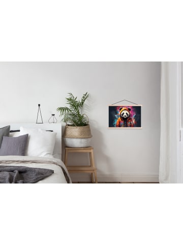 OnlyWow Poster mit Leiste Panda