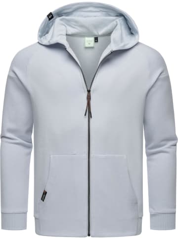 ragwear Kapuzensweatjacke Zenway in Light Grey