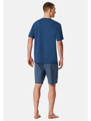 Schiesser Schlafanzug Casual Essentials in Navy