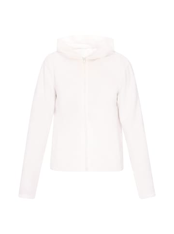 MO Fleecejacke in Optik Weiss