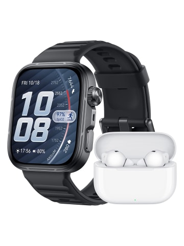 Huawei Smartwatch Watch Fit 5 Pro Bundle in schwarz