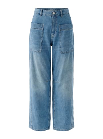 Oui Jeans Barrel in darkblue denim