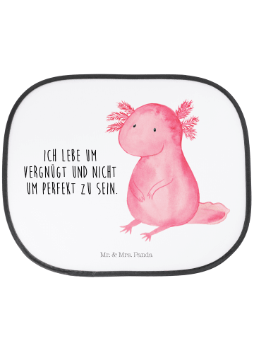 Mr. & Mrs. Panda scheibenschutz auto Axolotl Niedlich mit Spruch in Weiß