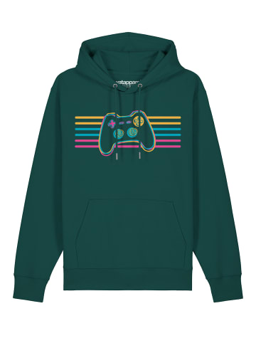 wat? Apparel Sweatshirt Retro Joystick in Glazed Green