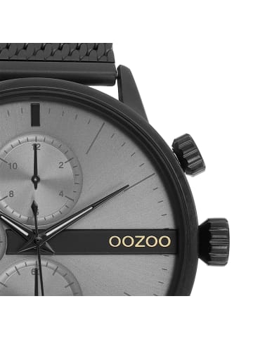 Oozoo Armbanduhr Oozoo Timepieces schwarz groß (ca. 45mm)