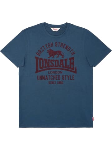 Lonsdale T-Shirt "Hudswell" in Blau