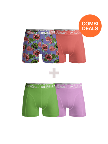 Muchachomalo 4er-Set: Boxershort in Mehrfarbig - für Herren