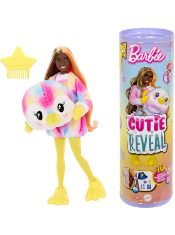 Barbie Cutie Reveal Puppe und Accessoires Batik-Pinguin-Plüschkostüm