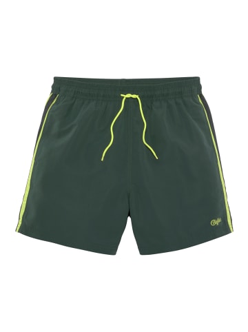 Buffalo Badeshorts in oliv-lime