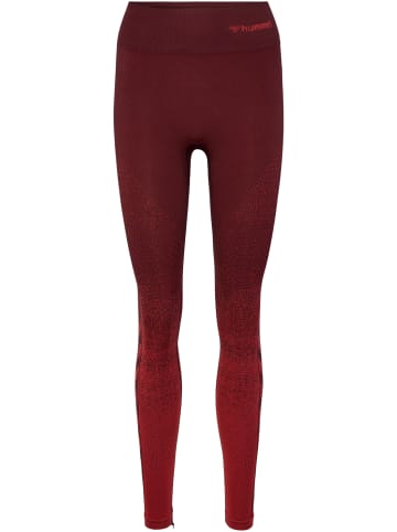 Hummel Hummel Leggings Hmlmt Yoga Damen Feuchtigkeitsabsorbierenden Nahtlosen in BITTER CHOCOLATE/MINERAL RED