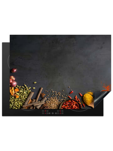 KitchenYeah Herdabdeckplatte Gewürze grau
